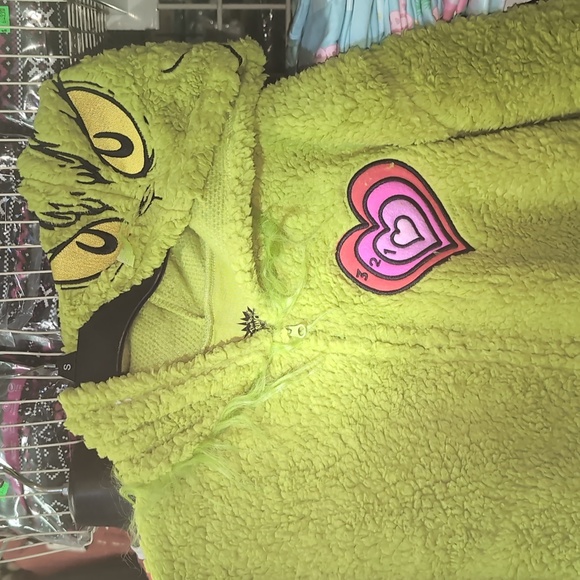Grinch Always Naughty Green One piece pajama - Picture 5 of 5